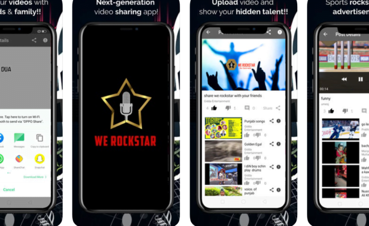 We Rockstar App For Video Sharing With your friends and family